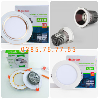 Đèn led downlight âm trần, Spotlight Rạng Đông, MOSA - AT10, AT04 - ĐẾ NHÔM - 7w - 9w: mua MUA 10 TẶNG 1