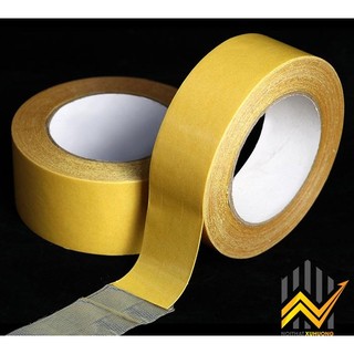  Băng keo Băng dính lưới 2 mặt SỢI THỦY TINH siêu dính chống thấm nước đa năng dán thảm dán tường 