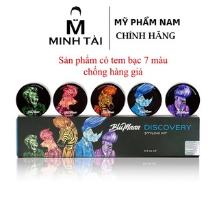 Bộ 5 sản phẩm sáp vuốt tóc Blumaan Discovery Styling Kit