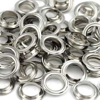 Khoen ore mắt cáo túi 100 cặp kèm long đền size từ 4 - 14mm, ô rê mắt cáo dùng cho quần áo, túi xách, bấm vải, bạt...