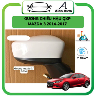 Gương chiếu hậu xe mazda 3 2014 - 2018. hàng đài loan chính hãng qxp