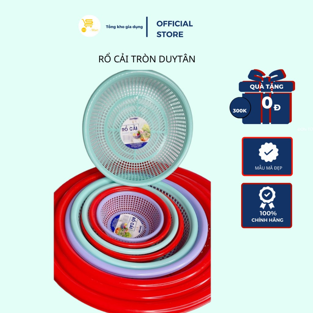 Rổ CẢI NHỰA DUY TÂN ĐỦ SIZE