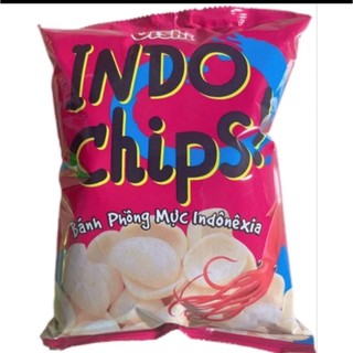 Bim bim Oishi Snack Indo Chips bánh phồng mực inđônêxia gói siêu to khổng lồ 68g giòn sụn thơm ngon,đồ ăn vặt hot nhất