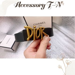 Thắt lưng dây lưng chữ DI.oR bản 3cm sang chảnh