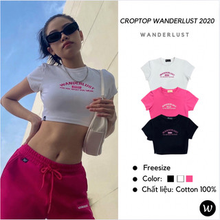 Áo Croptop Wanderlust 2020 Limited Verson