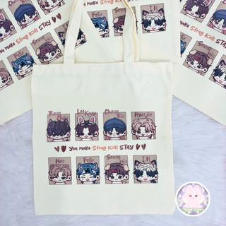 Stray Kids - Túi tote fan art đáng yêu