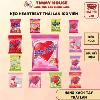 Kẹo chanh muối heartbeat thái lan 100 viên