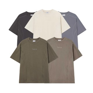 Áo Thun Nam Nữ Teelab Local Brand Chất liệu Cotton Form Oversize Stitch Detail Tshirt TS224