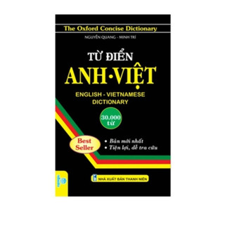 Sách - từ điển anh - việt 30.000 từ tiện lợi , dễ tra cứu,bản mới nhất