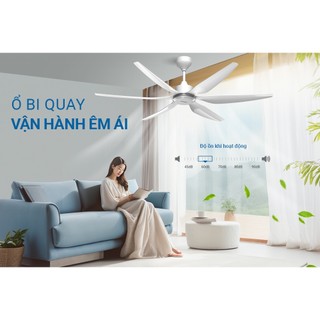 Quạt trần sunhouse apex 6 cánh apf7696