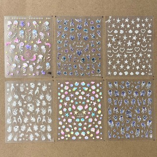 Sticker lụa dán móng, sticker dán móng đi biển cực đẹp
