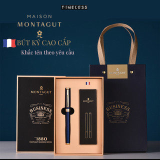Bút ký Montagut cao cấp, BÚT KÝ KHẮC TÊN MIỄN PHÍ THEO YÊU CẦU KHẮC LOGO - FULL BOX