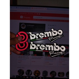 Logo BREMBO khổng lồ phản quang