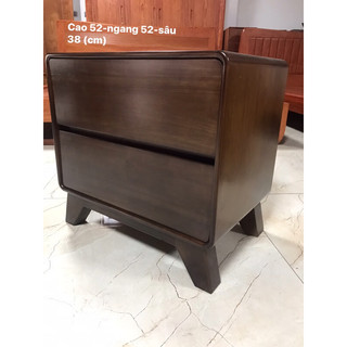 Táp đầu giường gỗ -tủ đầu giường gỗ màu óc chó