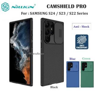 ỐP lưng Nillkin CamShield Pro Case For Samsung  S24 Ultra ,S23 Ultra ,S22 Ultra ,S21Ultra, nắp trượt bảo vệ camera