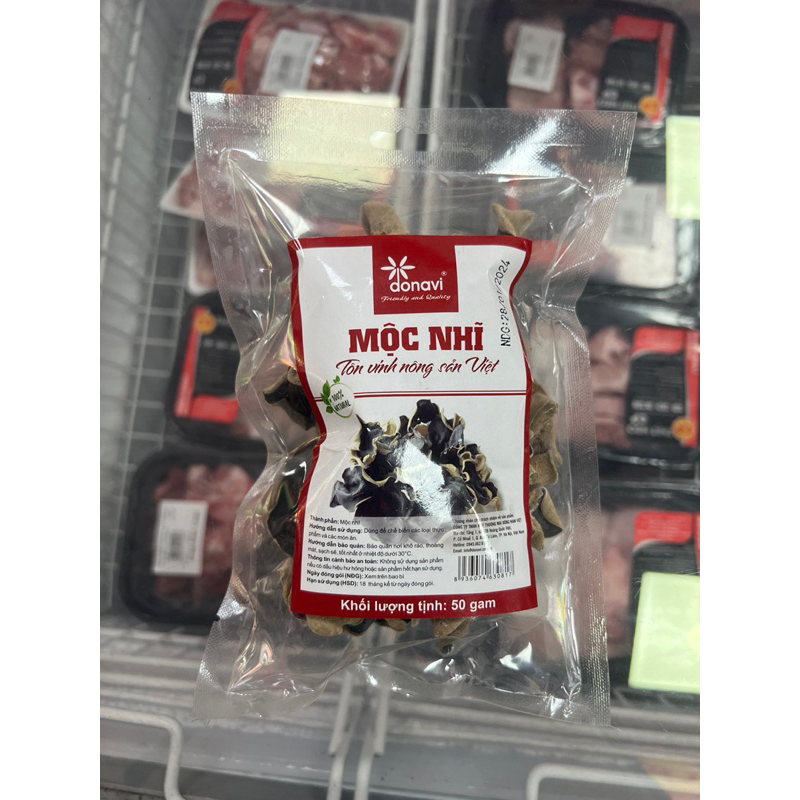 Mộc nhĩ đen Bắc Kạn Donavi gói 50g/Nấm mèo đen khô [HN giao hỏa tốc] - Ảnh 3