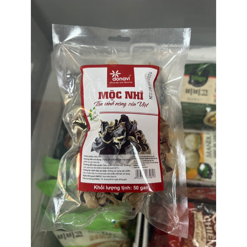Mộc nhĩ đen Bắc Kạn Donavi gói 50g/Nấm mèo đen khô [HN giao hỏa tốc] - Ảnh 7