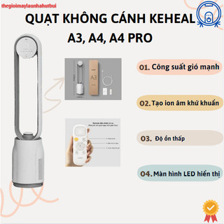 Quạt không cánh tạo ion cao cấp xiaomi youpin keheala2 a3, a4, chính hãng