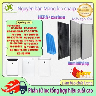 Lõi lọc không khí sharp air purifier fz-y30mfse, kc-930ta, kc-f31rw, fz-f30mfe fp-fm40 filter