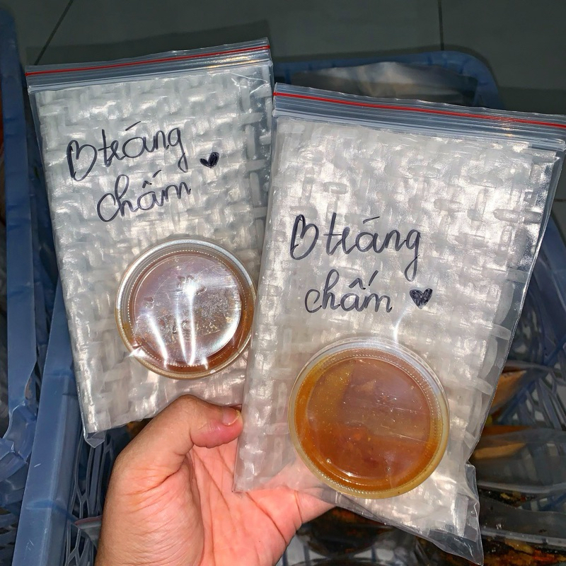 Bánh tráng chấm tiệm nhà Bắp