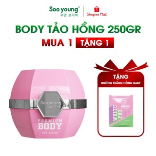 Kem body tảo hồng sooyoung 250gr