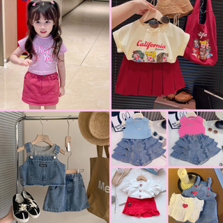BST Set hè cotton siêu xinh cho bé gái từ 2-7 tuổi - TOPZKIDS