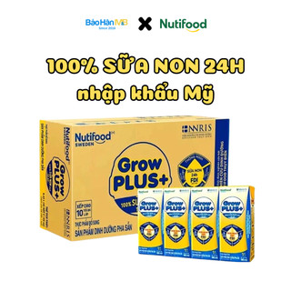 Sữa pha sẵn grow plus+ vàng nutifood - sữa non - thùng x 48 hộp