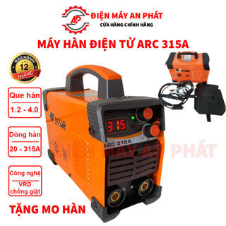 Máy hàn điện tử ARC 315A máy hàn que mini đầy đủ phụ kiện chống giật chịu tải lớn bảo hành 12 tháng