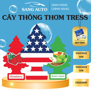 Cây Thông Thơm - Lá Thông Thơm Little Trees - Treo Xe Ô Tô, Tủ Quần Áo Khử Mùi - Thay Thế Nước Hoa Ô Tô
