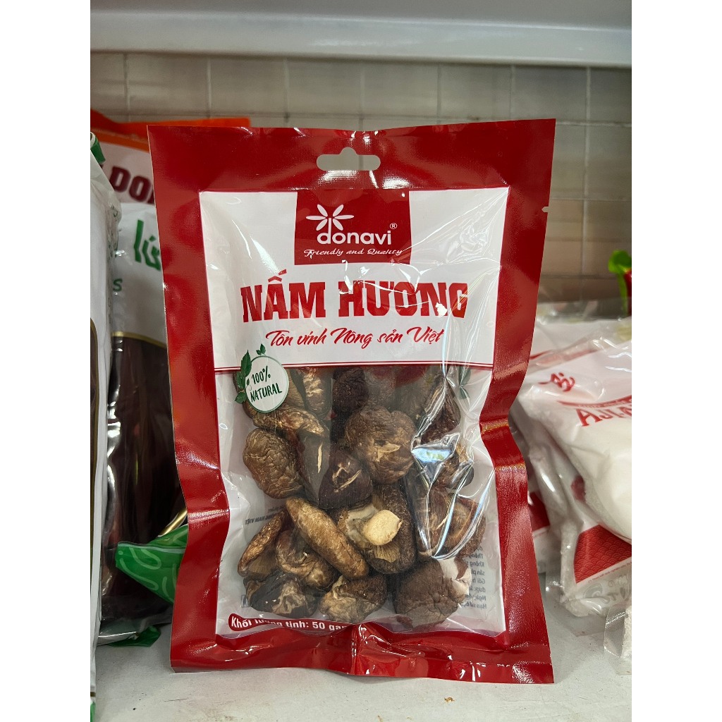 Nấm hương khô Donavi gói 50g [HN giao hỏa tốc] - Ảnh 3