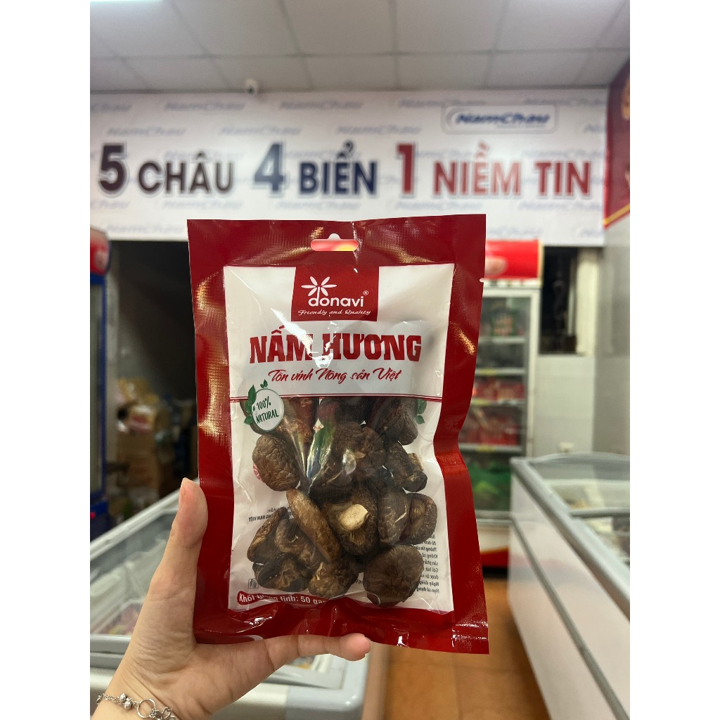 Nấm hương khô Donavi gói 50g [HN giao hỏa tốc] - Ảnh 2