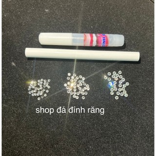 (Mua 1 tặng 1) Combo 60 viên đá đính răng kèm keo dán và bút- kèm hướng dẫn tự dán tại nhà đơn giản