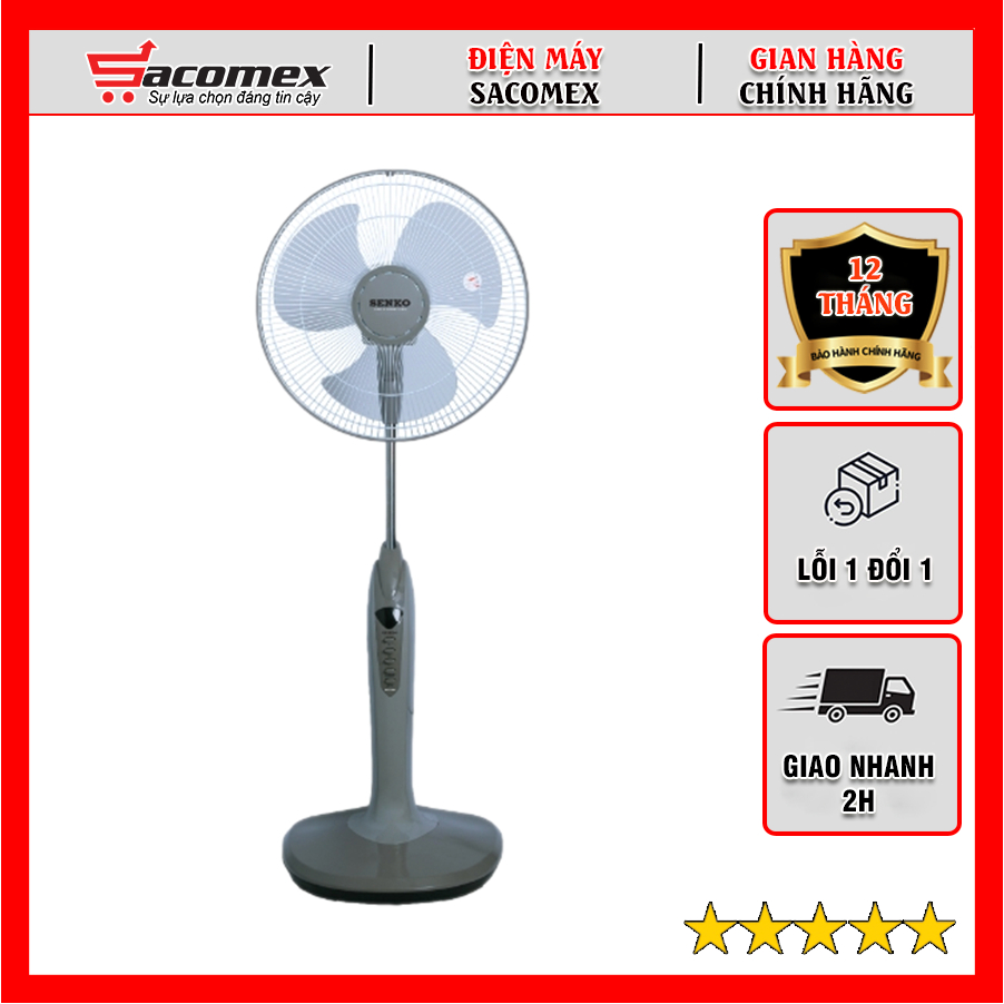 Quạt đứng Senko DD1602 - Hàng chính hãng, freeship khu vực nội thành