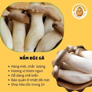 Nấm đùi gà (500gr), nấm hải sản tươi, thơm ngon, bổ dưỡng