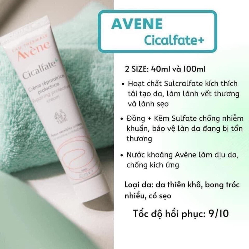 Kem dưỡng da Avene Cicalfate 40ml