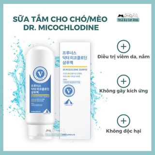 Sữa tắm prunus dr. micochlodine cho mèo/ chó nấm da