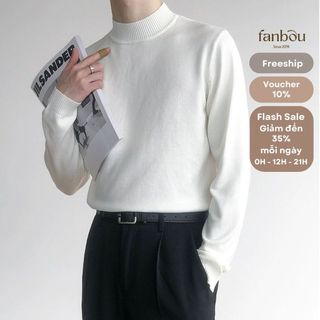 Áo Thun Cổ Lọ 6 Phân Bo Tay Dài_FAN004_FANBOU