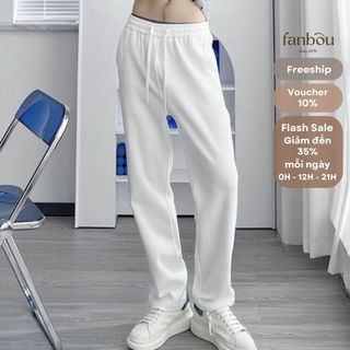 Quần Thun Dài Jogger Thể Thao Co Dãn Tốt Form Rộng_FAN016_FANBOU