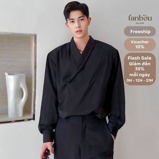 Áo Sơmi Nam Cổ Sam Tay Dài - FAN021 - FANBOU