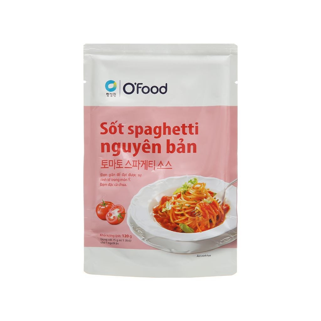 Sốt spaghetti nguyên bản O'food gói 120g [HN giao hỏa tốc] - Ảnh 6