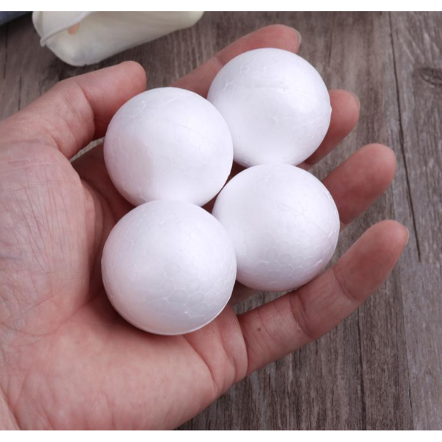 5 trái xốp tròn trang trí 7cm