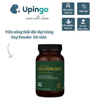 Thải độc ruột Global Healing Center Oxy-Powder Colon Cleanse Detox - Oxygen 120 viên