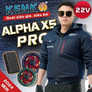 Áo quạt điều hòa KENKO ALPHA X5 22V 2024 mới nhất