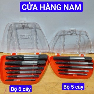 Bộ mũi vít nhổ ốc gãy, bộ tháo bu lông ốc vít trờn ren, mũi vặn ốc vít hư, tháo vít gãy toét- DCCT