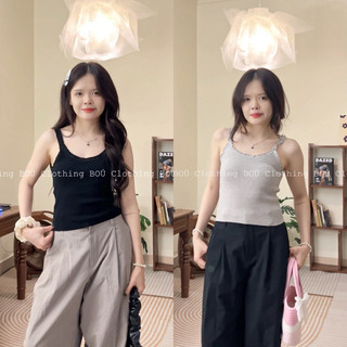Áo 2 dây viền bèo 3931 boú clothing