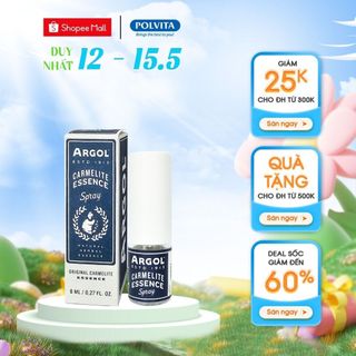 Tinh dầu ARGOL CARMELITE ESSENCE (Thương hiệu ARGOL) xịt họng 8ml