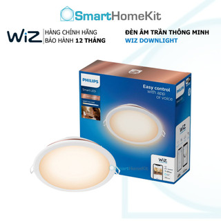 Đèn LED âm trần WiZ Tunable White Downlight 9W - Ánh Sáng Vàng Trắng, kết nối WiFi