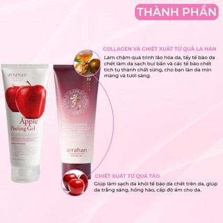 Tẩy Da Chết Vị Hoa Quả, Tẩy Da Chết Arrahan Tuýp 180ml Tẩy Da Chết Hiệu Quả