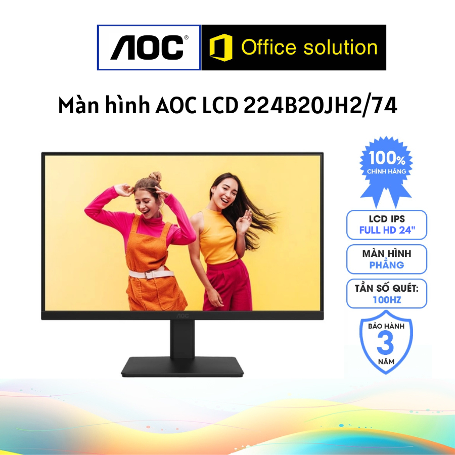 Màn hình AOC 24 Inch IPS 100Hz 24B20JH2/74