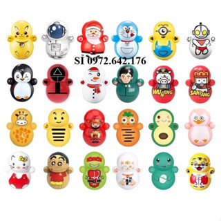 [SỈ 30 MẪU] Combo 100 con lật đật mini cho bé